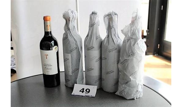 5 flessen à 75cl rode wijn, Domaine de Tholomies, 2016